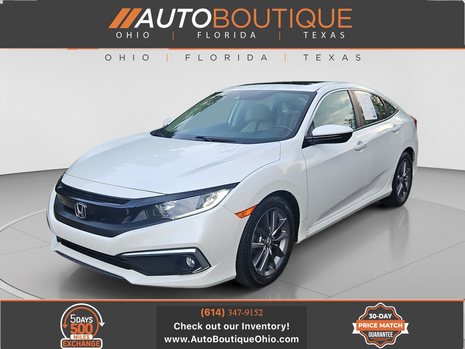 Used 2021 Honda Civic EX image 1