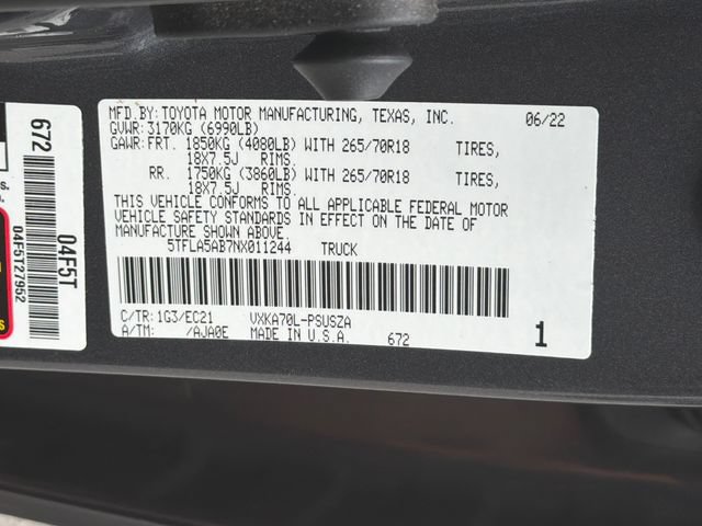Used 2022 Toyota Tundra SR5 RWD image 35