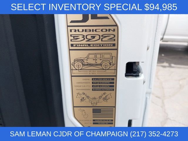 New 2025 Jeep Wrangler Unlimited Rubicon 392 image 34