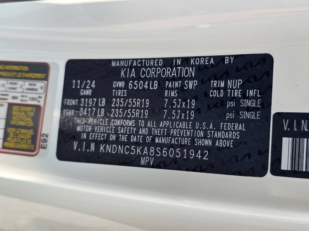 Certified 2025 Kia Carnival EX FWD image 15