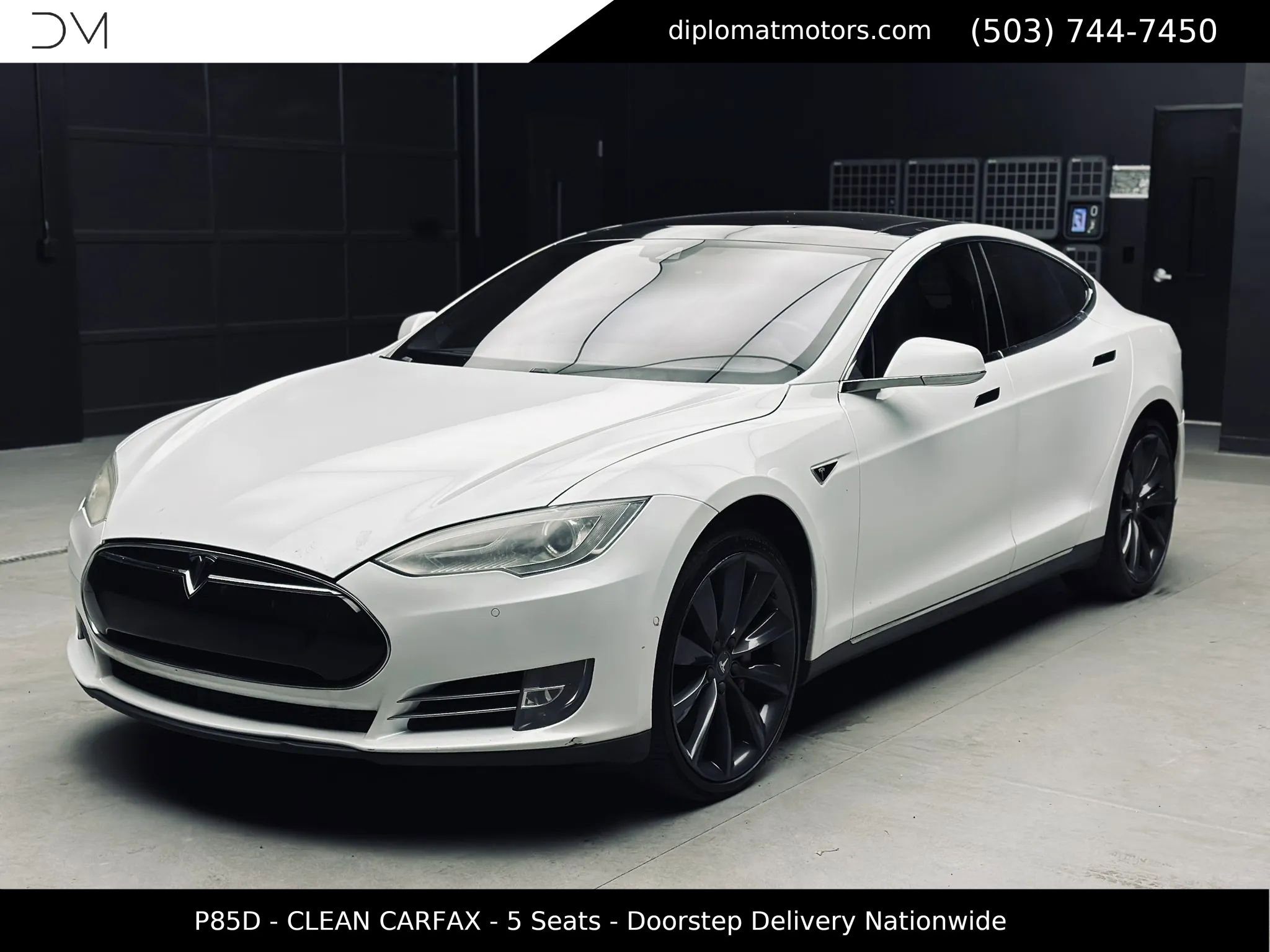 Used 2014 Tesla Model S P85D AWD/4WD image 1