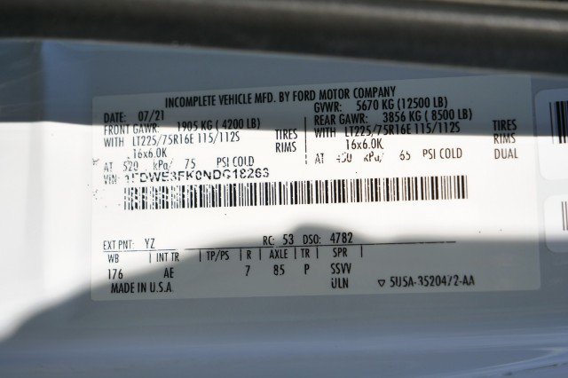 Used 2022 Ford E-350 and Econoline 350 Super Duty w/ Power Windows & Locks Group RWD image 13