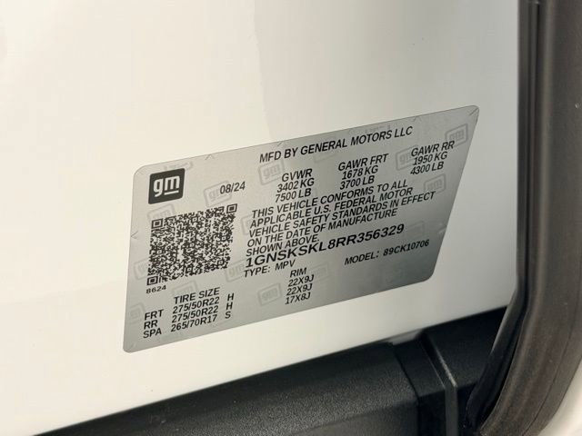 Certified 2024 Chevrolet Tahoe Premier w/ Advanced Technology Package AWD/4WD image 26