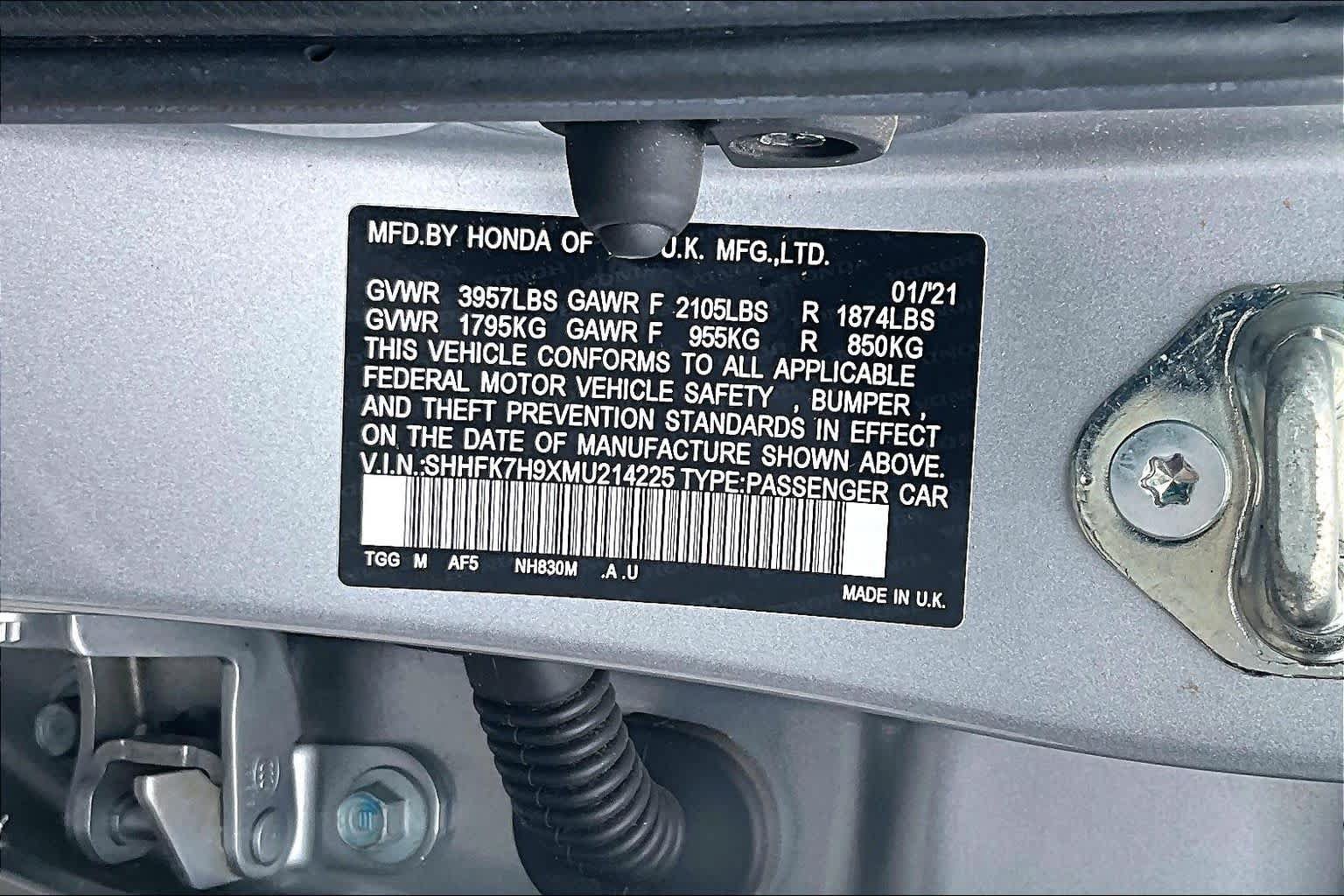 Used 2021 Honda Civic Sport Touring image 35