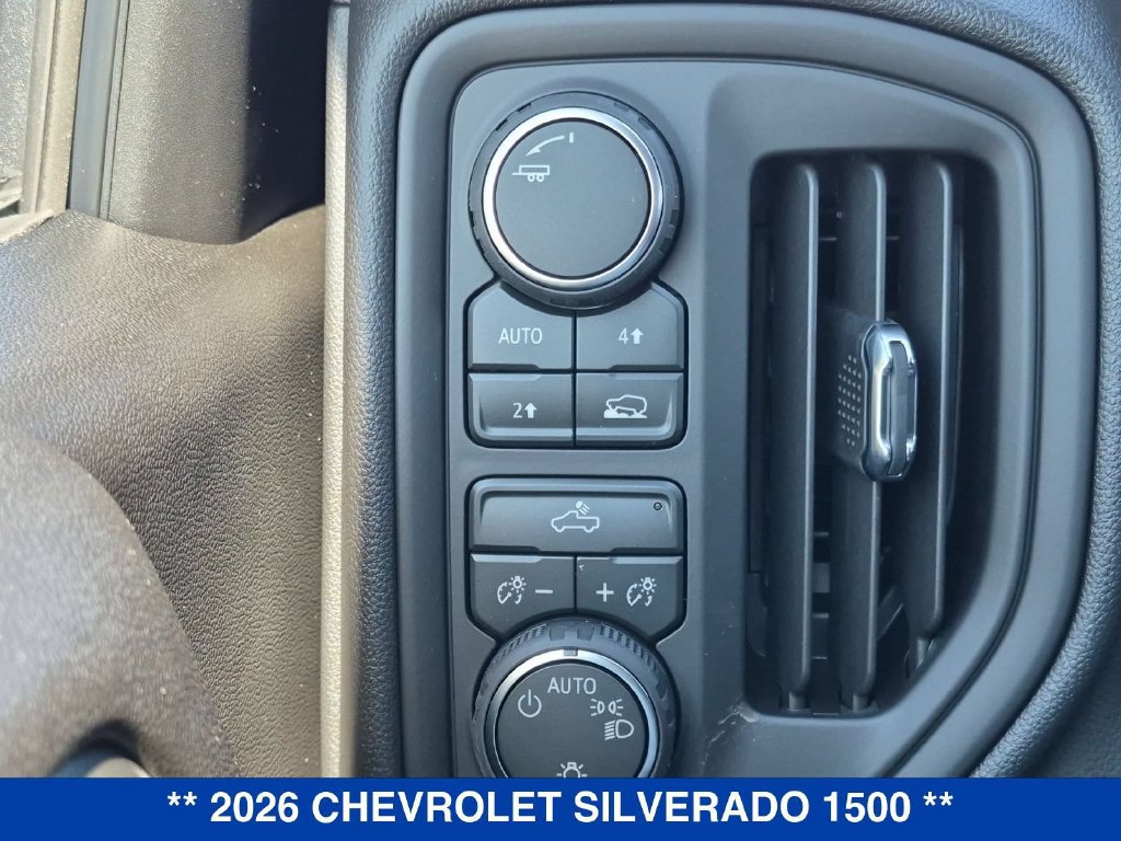 New 2026 Chevrolet Silverado 1500 Custom w/ Turbomax Blackout Package AWD/4WD image 24