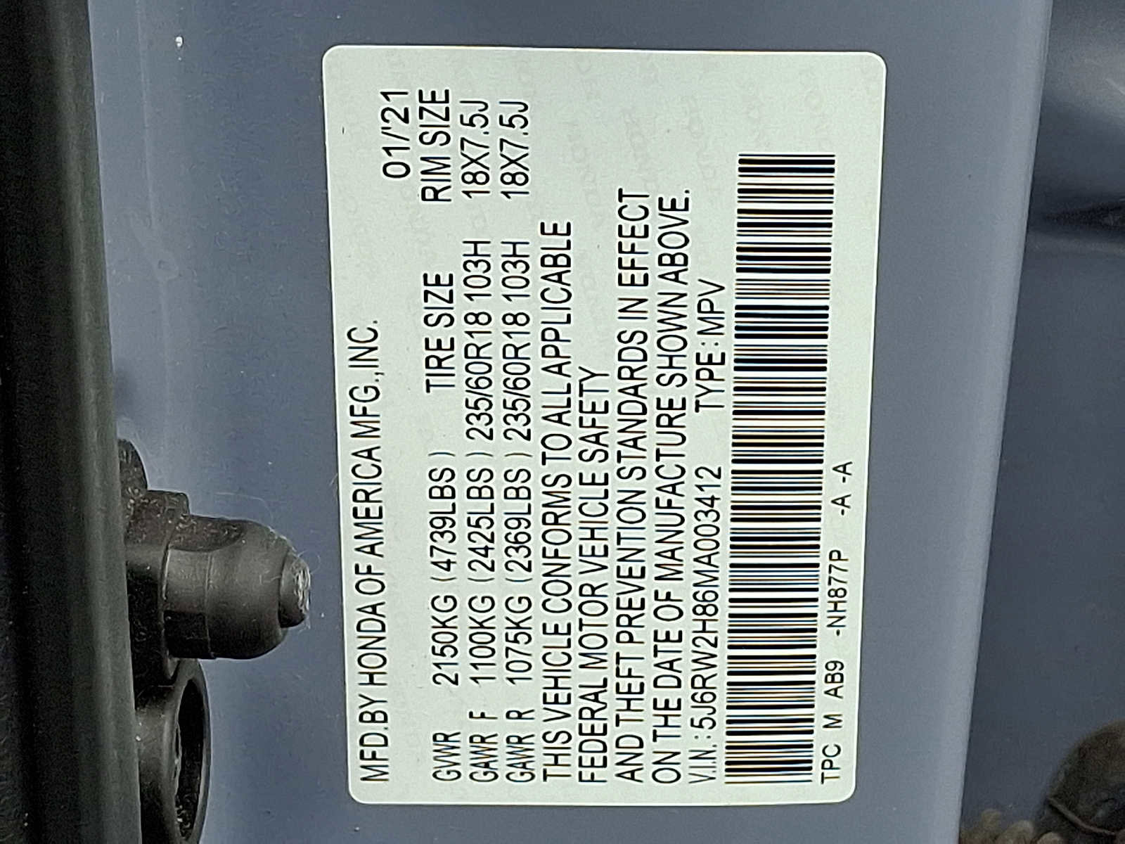 Used 2021 Honda CR-V EX-L image 29