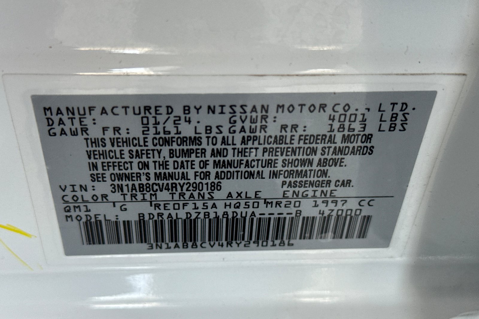 Used 2024 Nissan Sentra SV FWD image 32