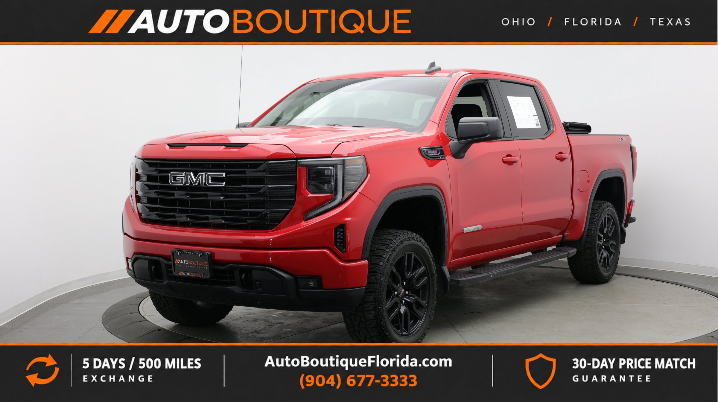 Used 2023 GMC Sierra 1500 Elevation w/ LPO, Elevation Black Package AWD/4WD image 1