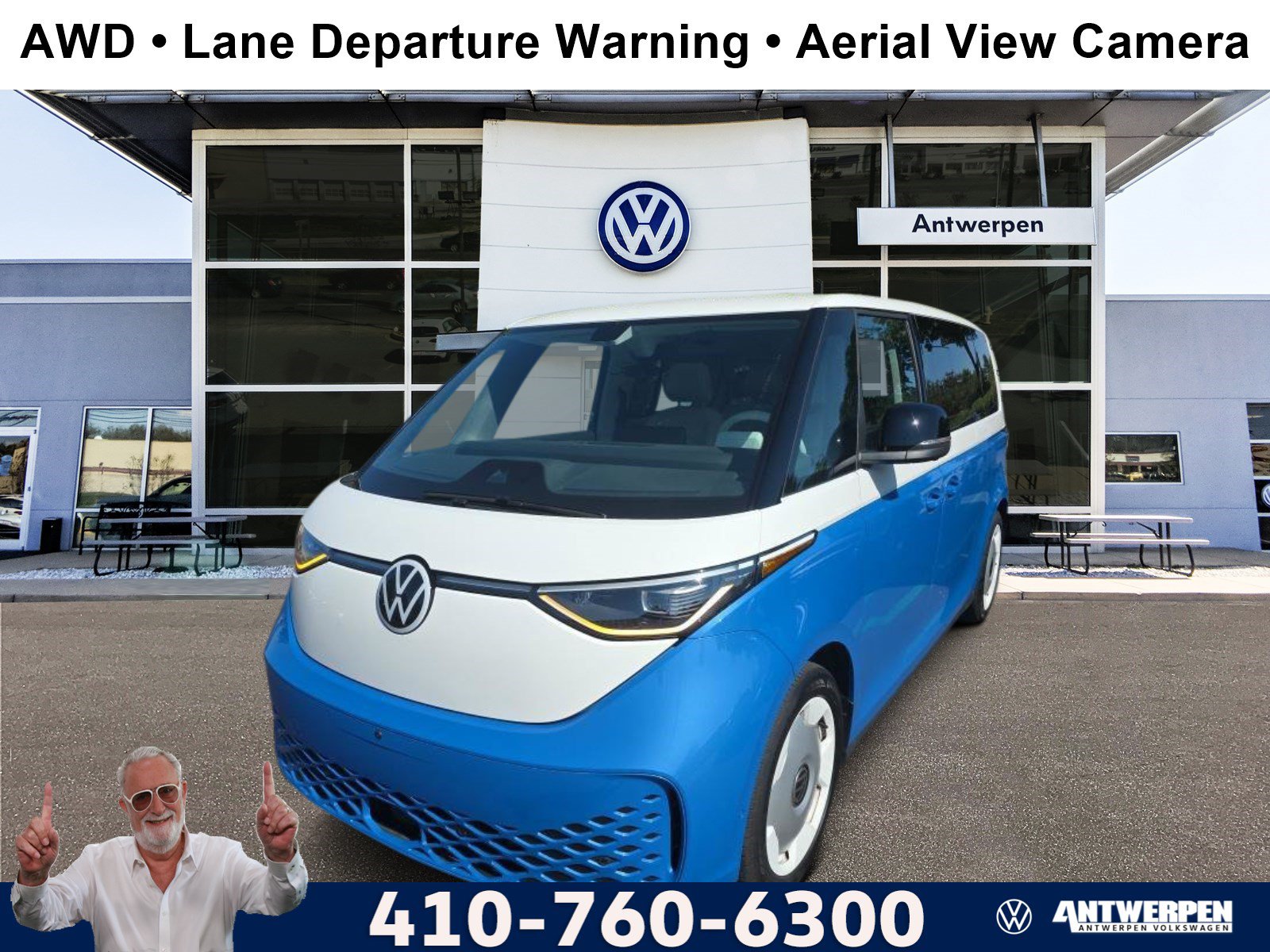 Used 2025 Volkswagen ID. Buzz 1st Edition AWD/4WD image 1