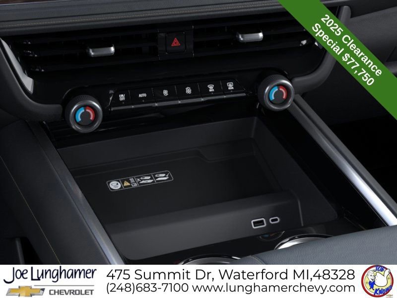 New 2025 Chevrolet Tahoe Premier w/ LPO, Illumination Package AWD/4WD image 25
