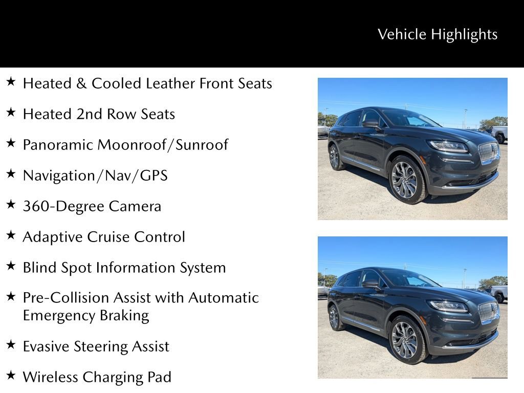 Used 2022 Lincoln Nautilus Reserve w/ Equipment Group 201A image 35