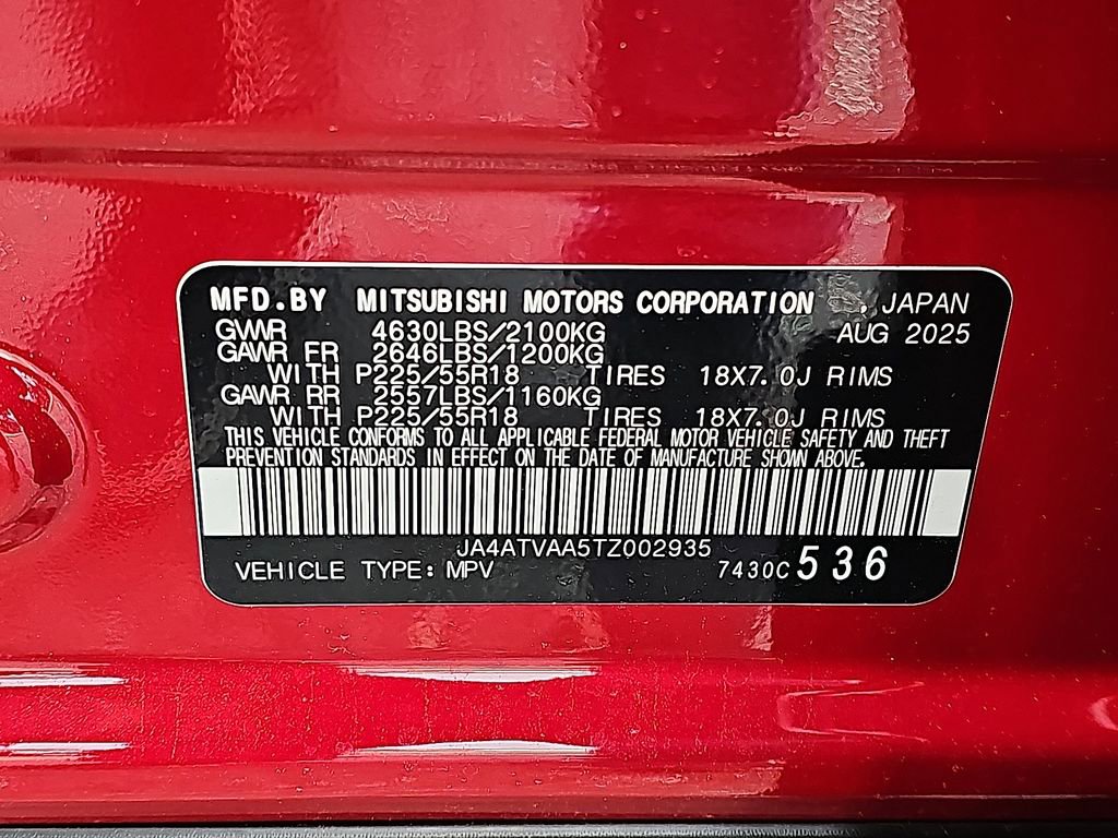 New 2026 Mitsubishi Eclipse Cross LE AWD/4WD image 19