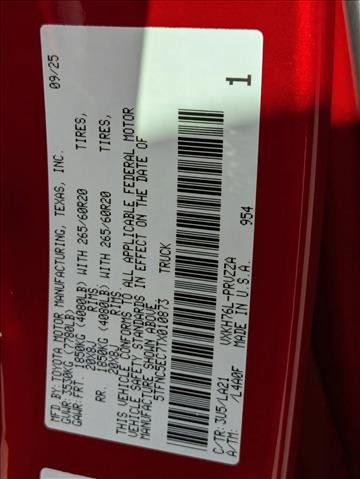 New 2026 Toyota Tundra Platinum image 18