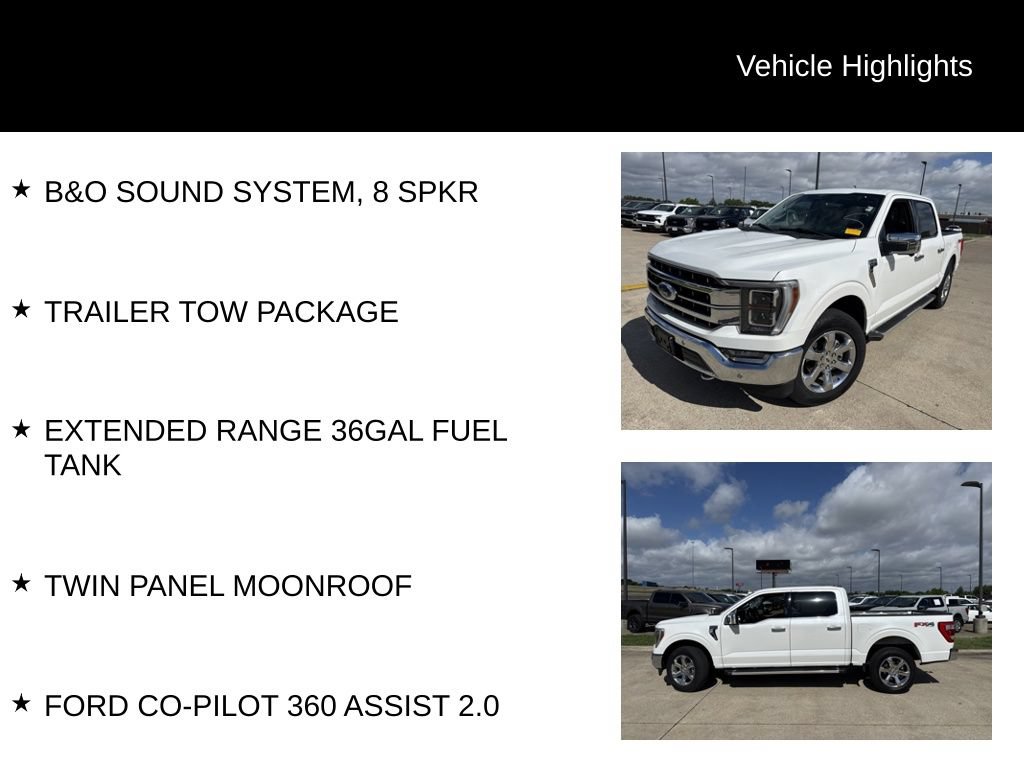 Used 2023 Ford F150 Lariat w/ Equipment Group 502A High AWD/4WD image 5