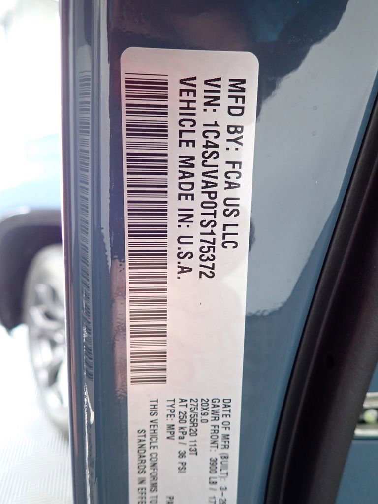 New 2026 Jeep Grand Wagoneer 4WD w/ Quick Order Packge 29V Upland image 50