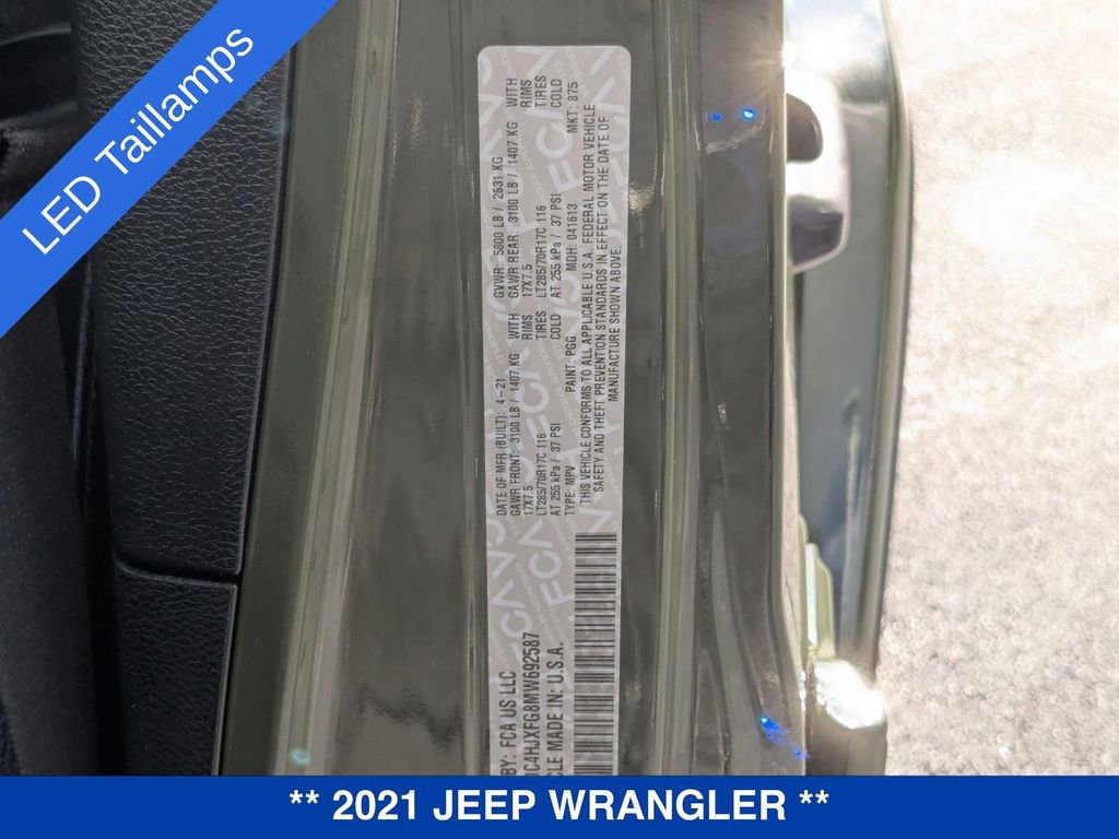 Used 2021 Jeep Wrangler Unlimited Rubicon image 43