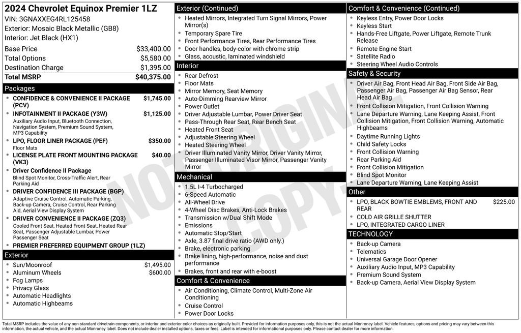 Certified 2024 Chevrolet Equinox Premier AWD/4WD image 5