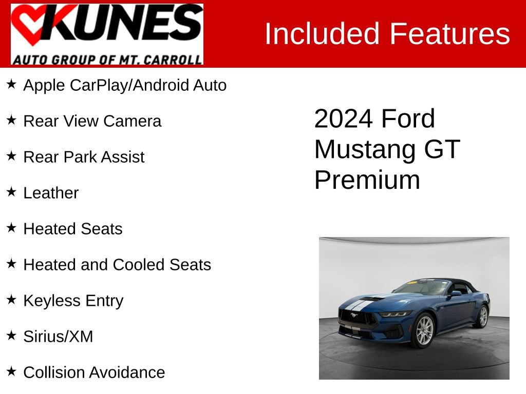 Used 2024 Ford Mustang GT Premium RWD image 3