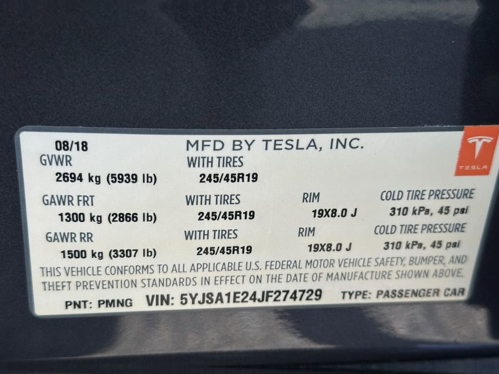Used 2018 Tesla Model S P100D image 26