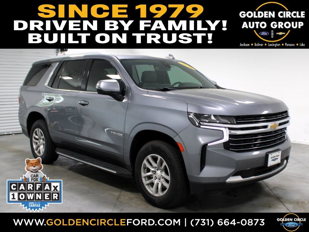 Used 2022 Chevrolet Tahoe LT w/ Luxury Package RWD image 1