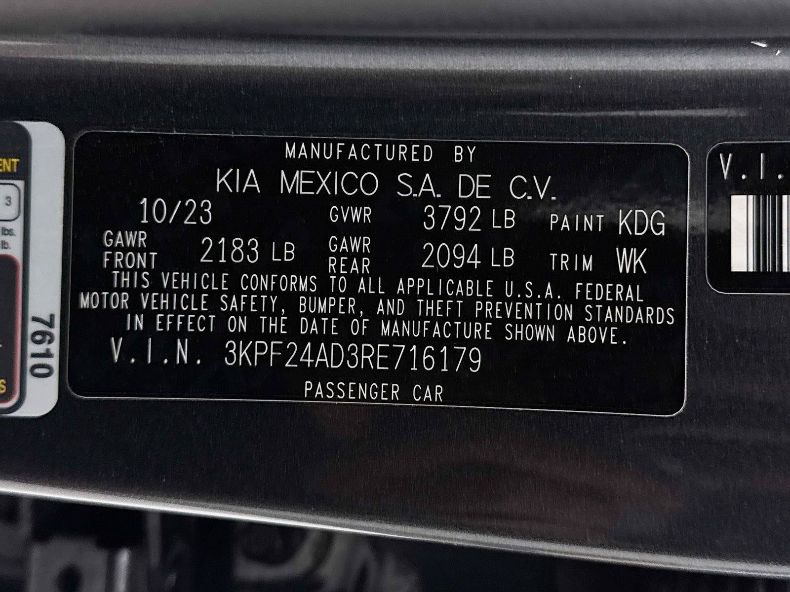 Used 2024 Kia Forte LXS w/ LXS Technology Package FWD image 36