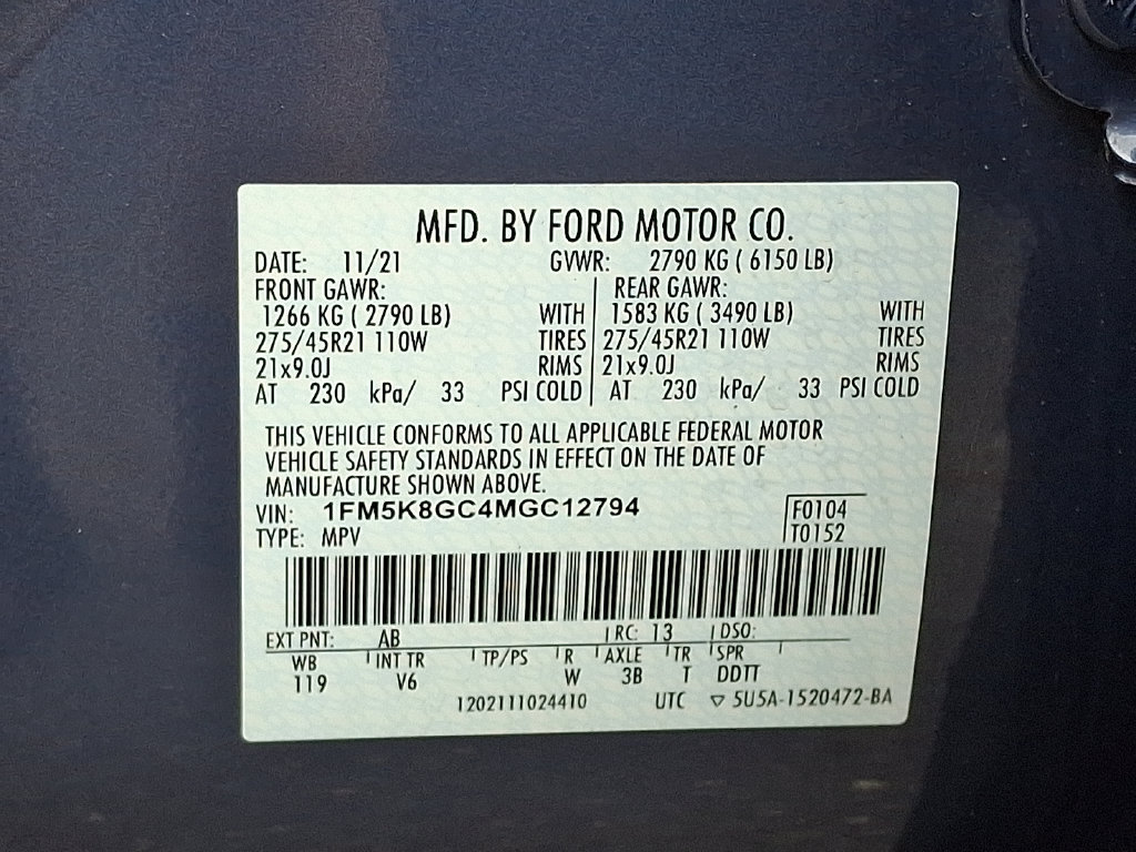 Used 2021 Ford Explorer ST w/ ST Street Pack AWD/4WD image 29