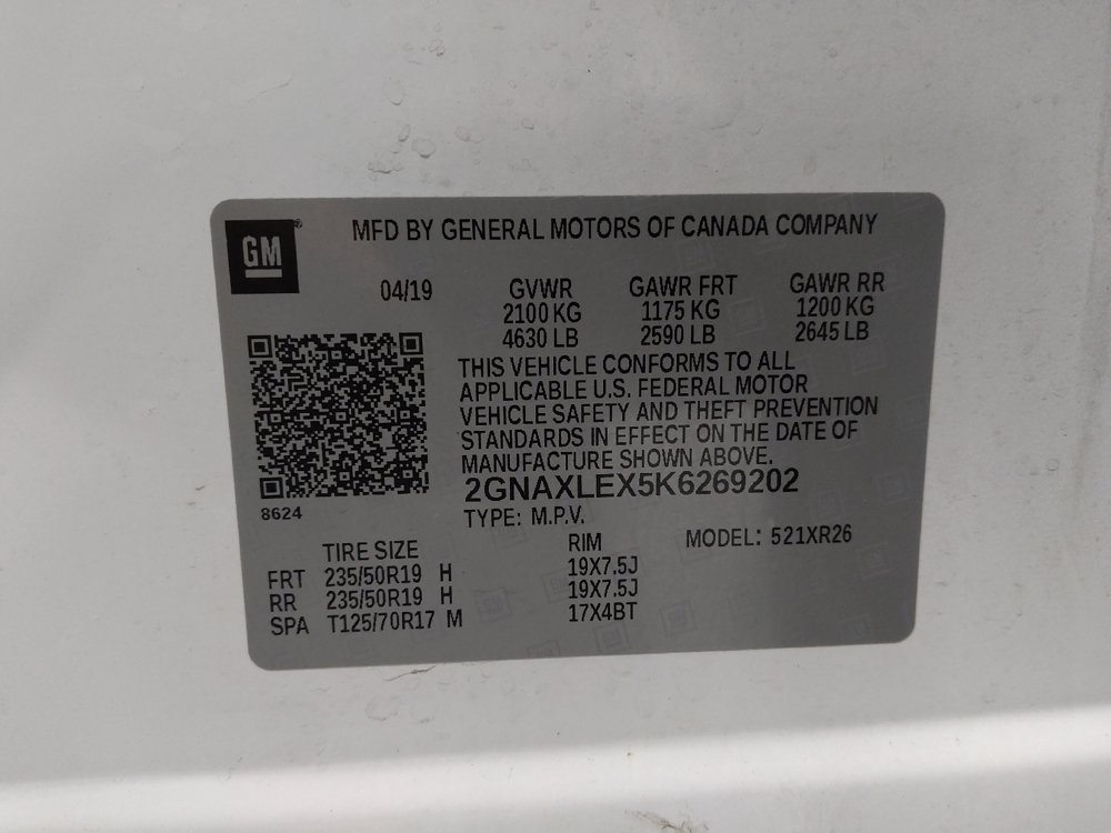 Used 2019 Chevrolet Equinox LT FWD image 33