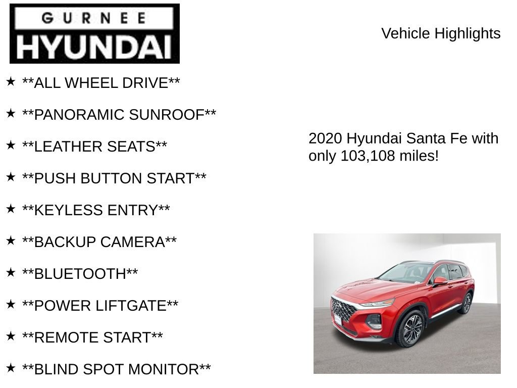 Used 2020 Hyundai Santa Fe SEL image 7