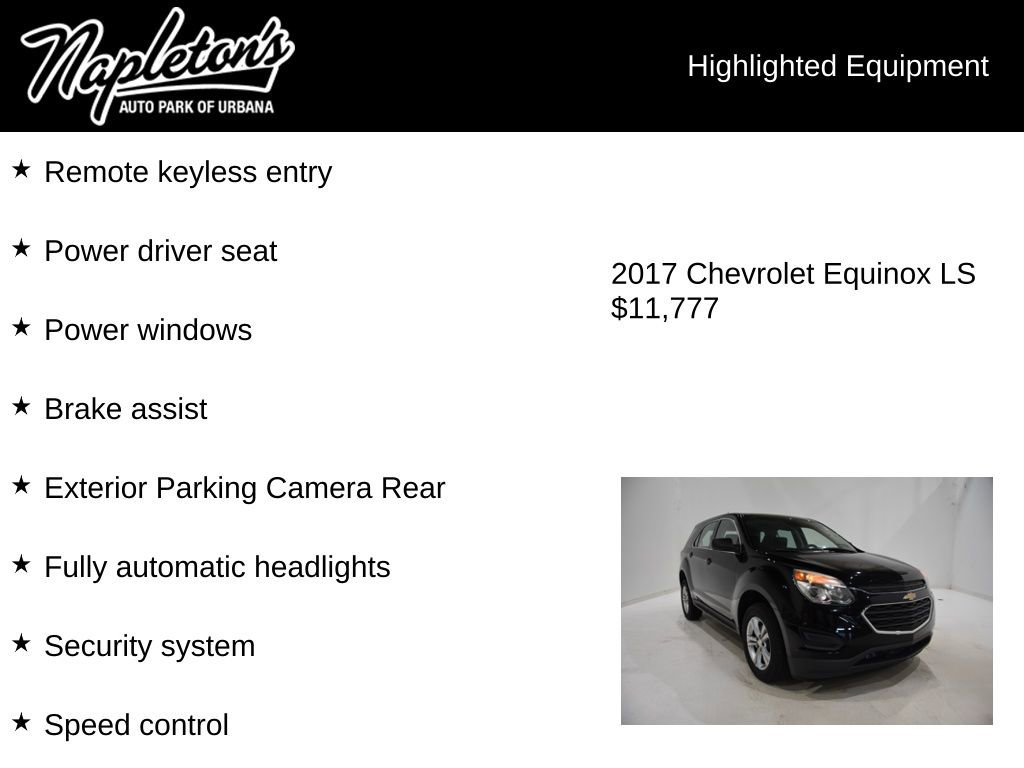 Used 2017 Chevrolet Equinox LS image 15