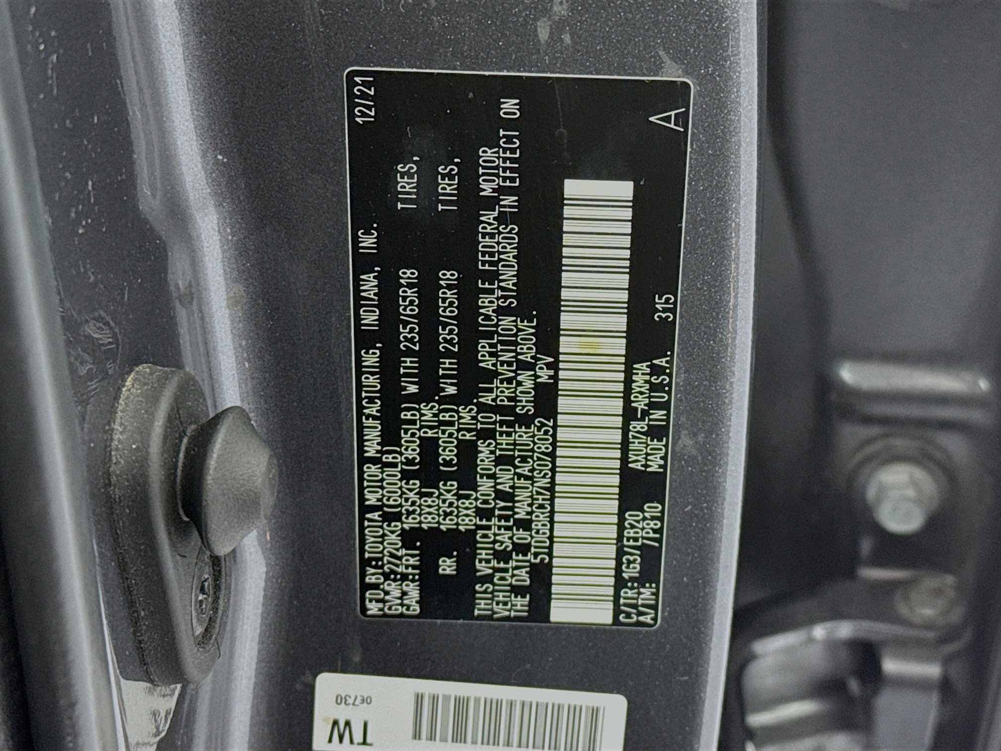 Used 2022 Toyota Highlander XLE image 33