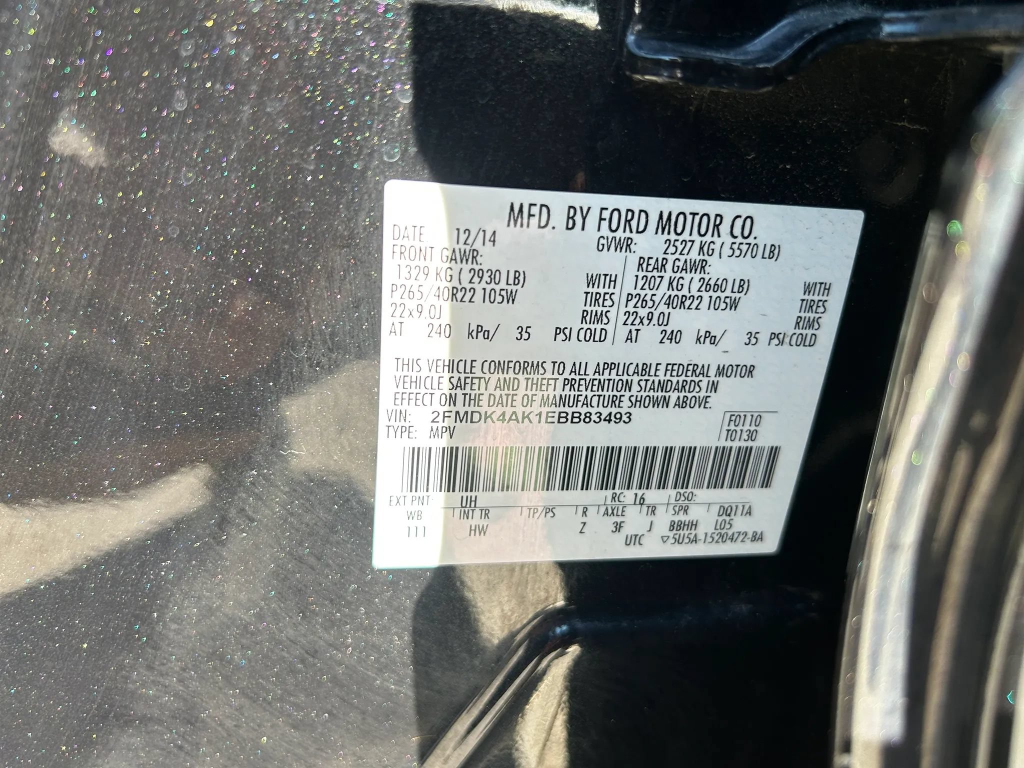 Used 2014 Ford Edge Sport AWD/4WD image 16