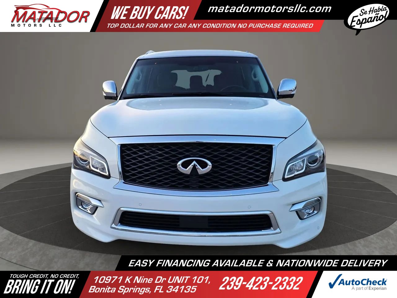 Used 2016 INFINITI QX80 2WD