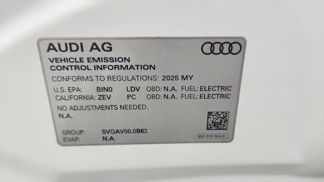 Used 2025 Audi A6 e-tron Premium w/ Convenience Package image 60