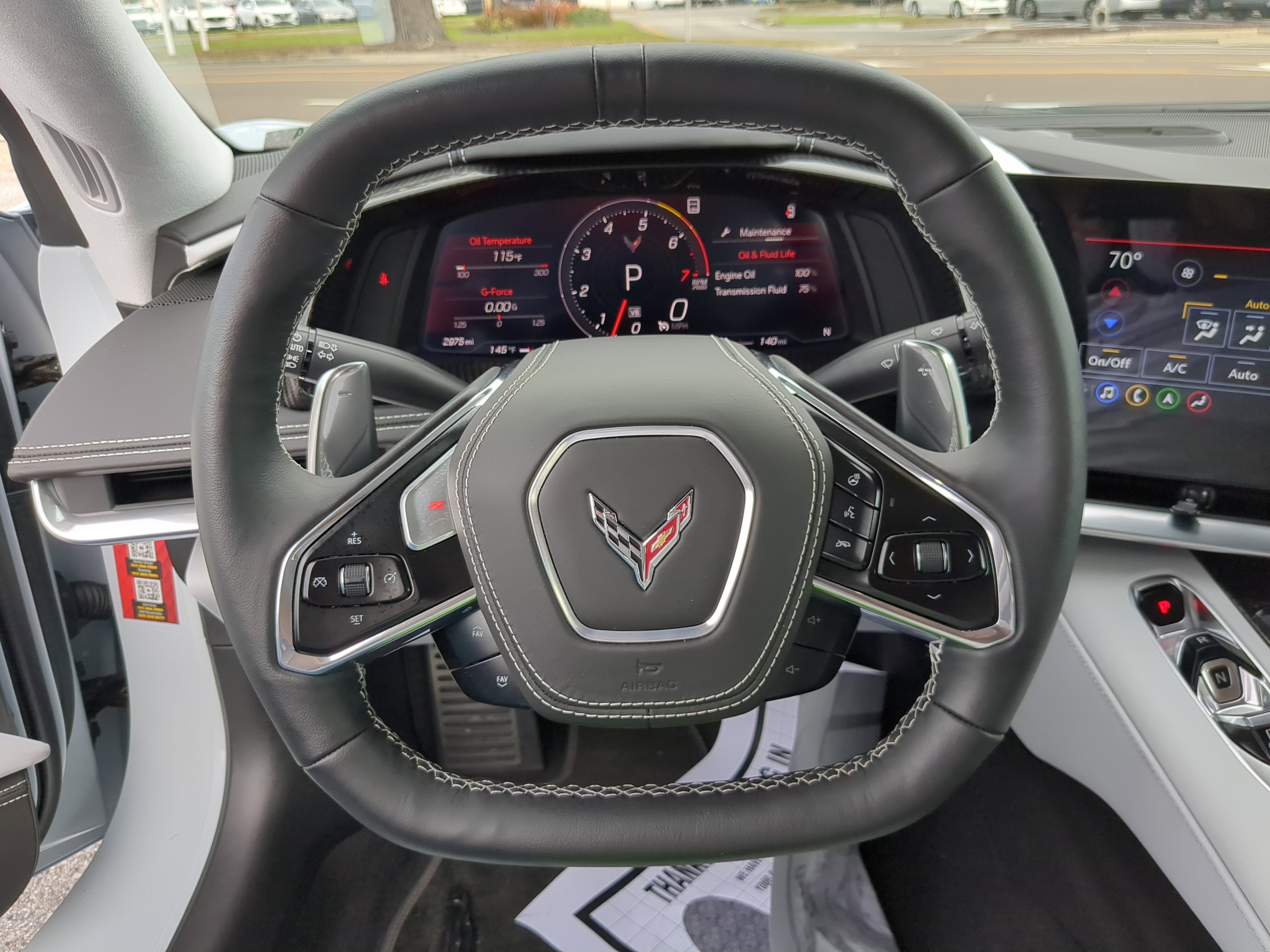 Certified 2021 Chevrolet Corvette Stingray Premium Cpe w/ Engine Appearance Package image 28