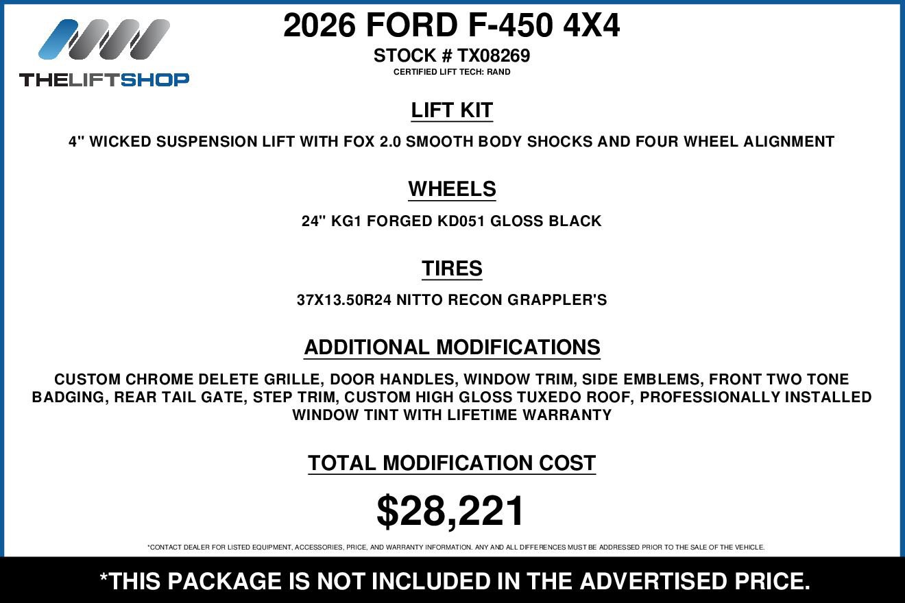 Used 2026 Ford F450 King Ranch w/ Chrome Package image 2