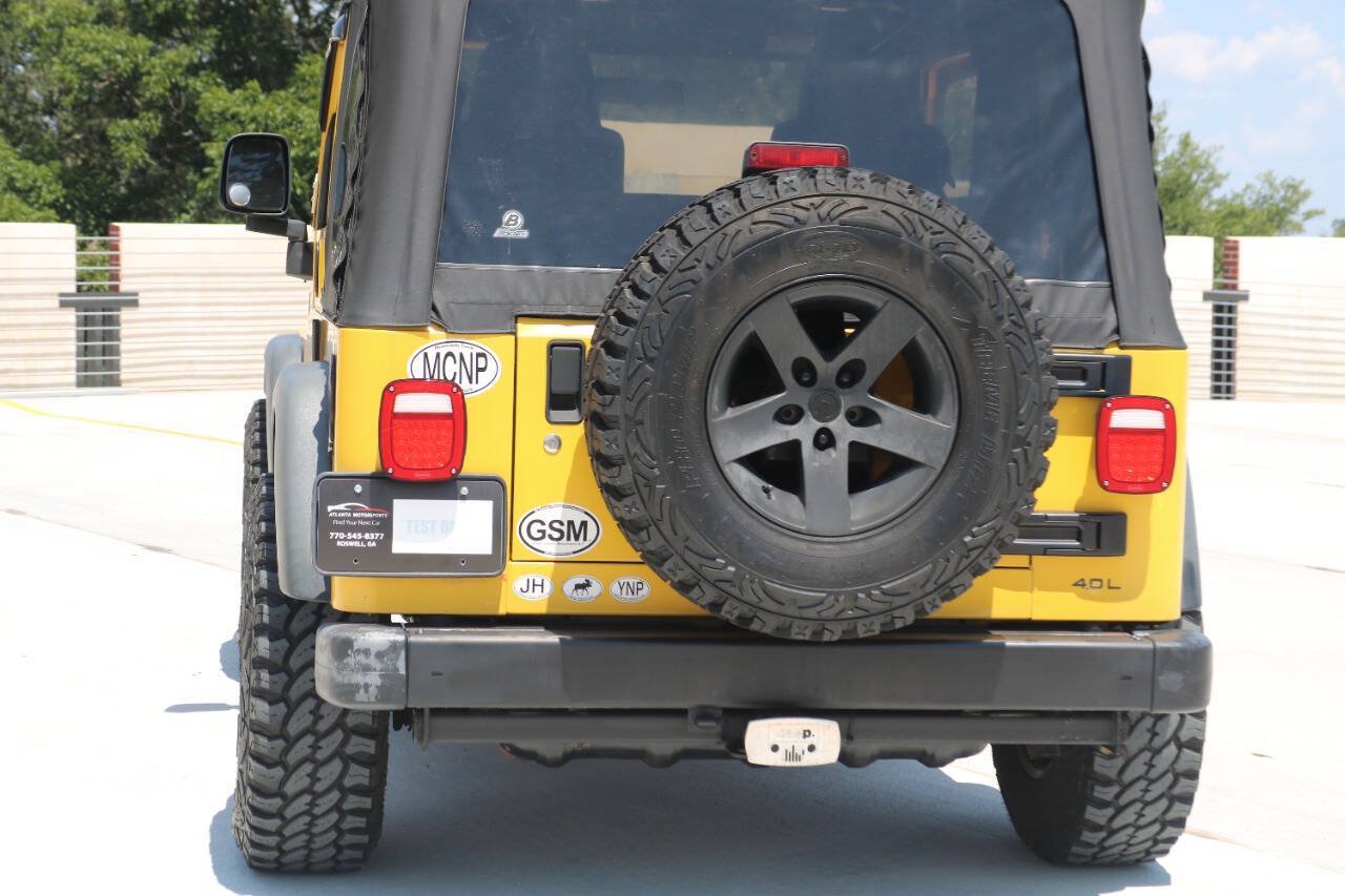 Used 2004 Jeep Wrangler X w/ Convenience Group AWD/4WD image 66