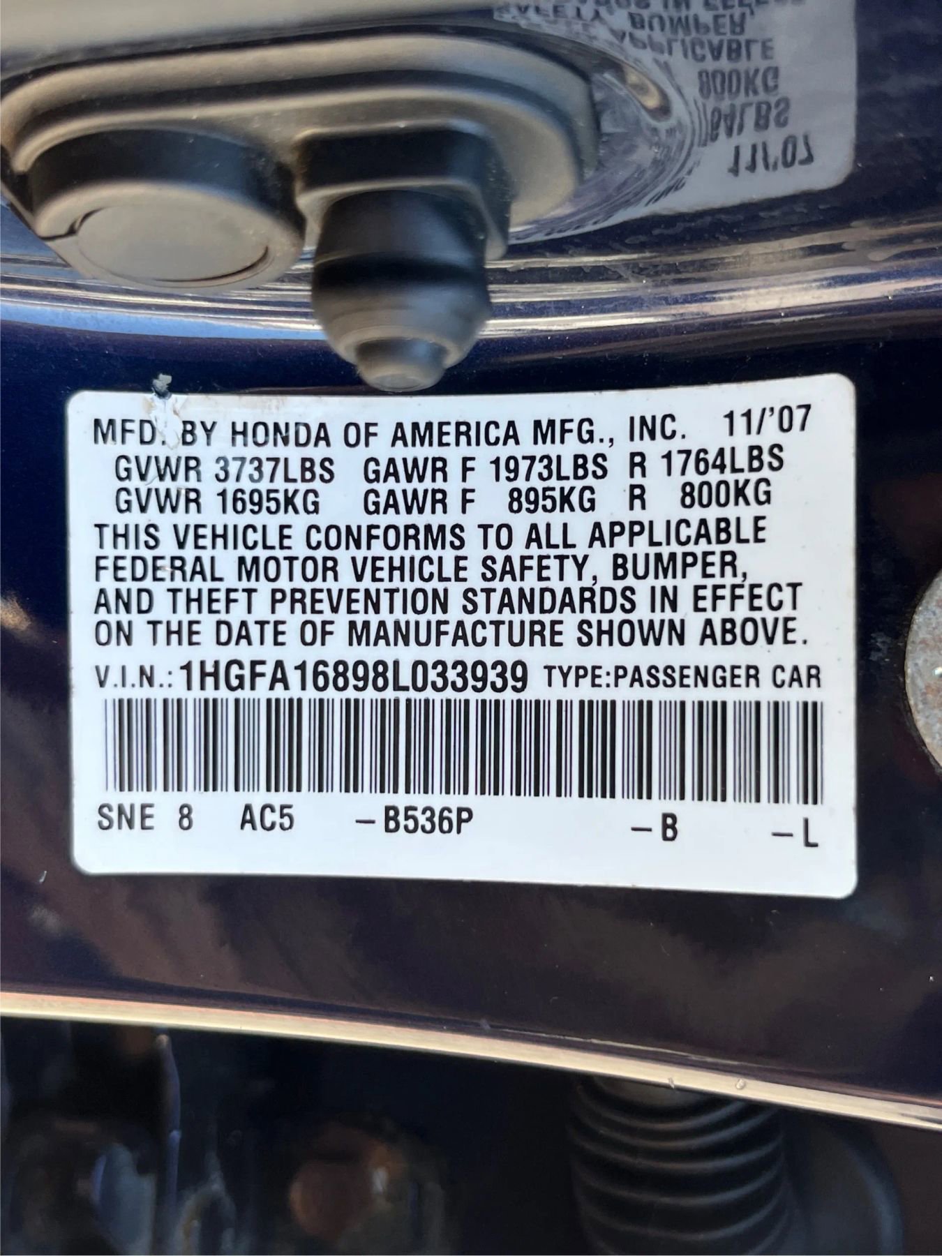 Used 2008 Honda Civic EX image 18