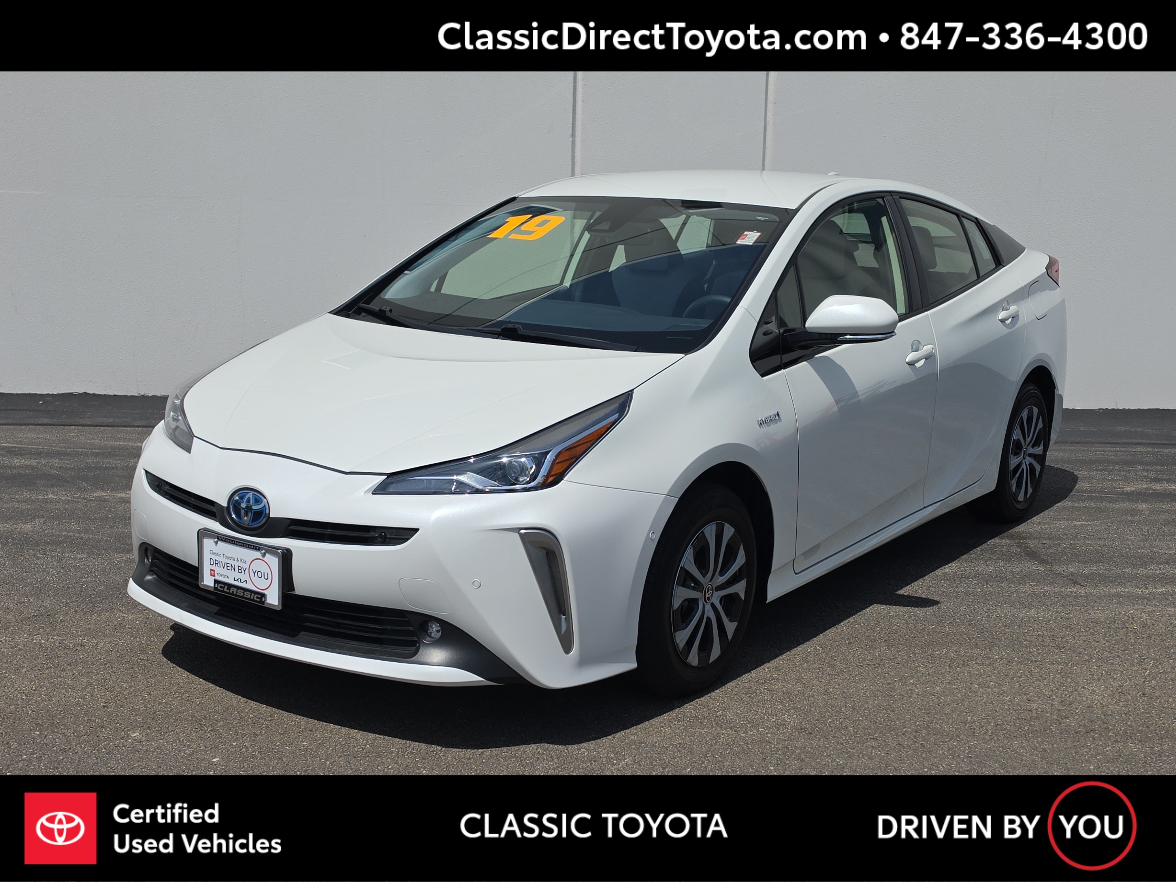 Certified 2019 Toyota Prius LE