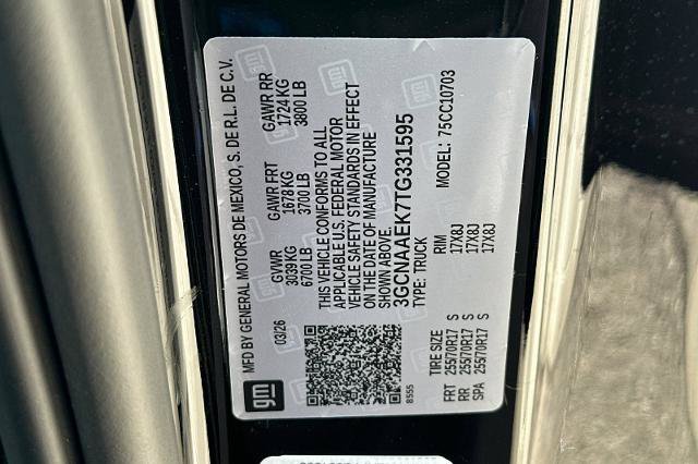New 2026 Chevrolet Silverado 1500 W/T w/ WT Value Package RWD image 31