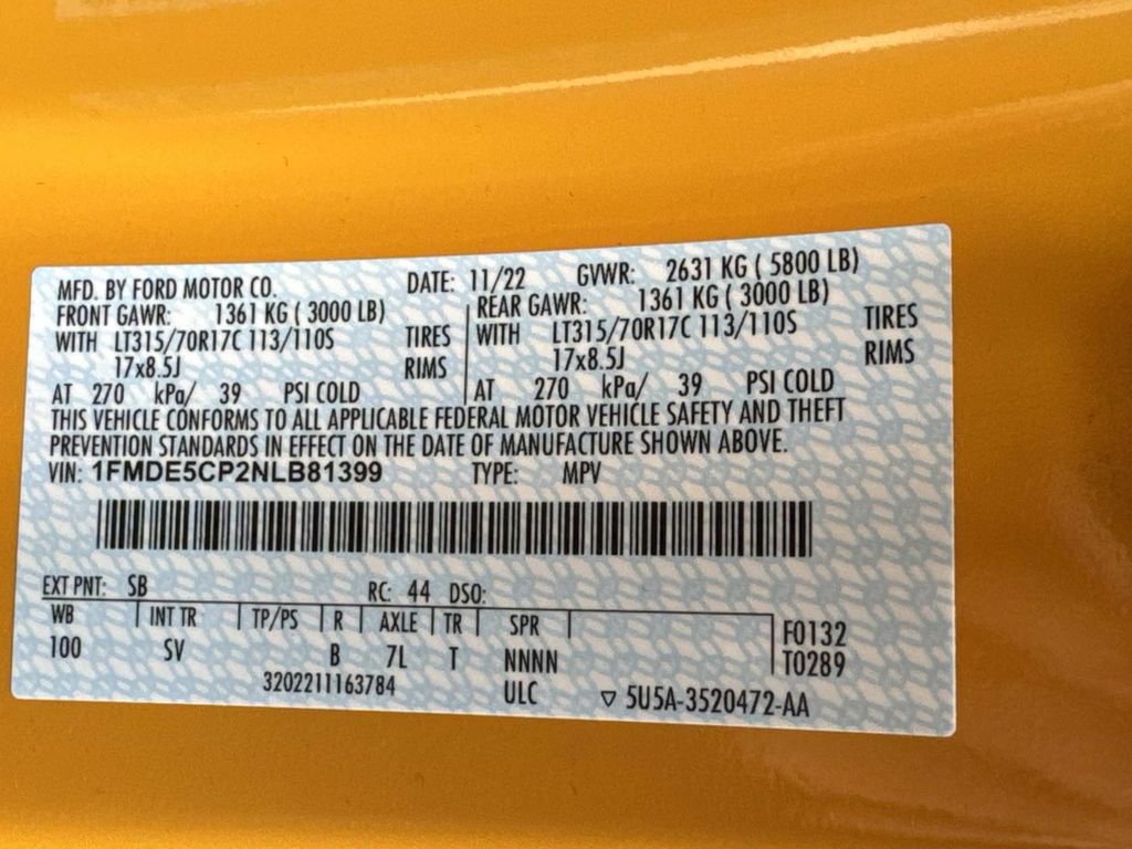 Used 2022 Ford Bronco Black Diamond w/ Sasquatch Package AWD/4WD image 30