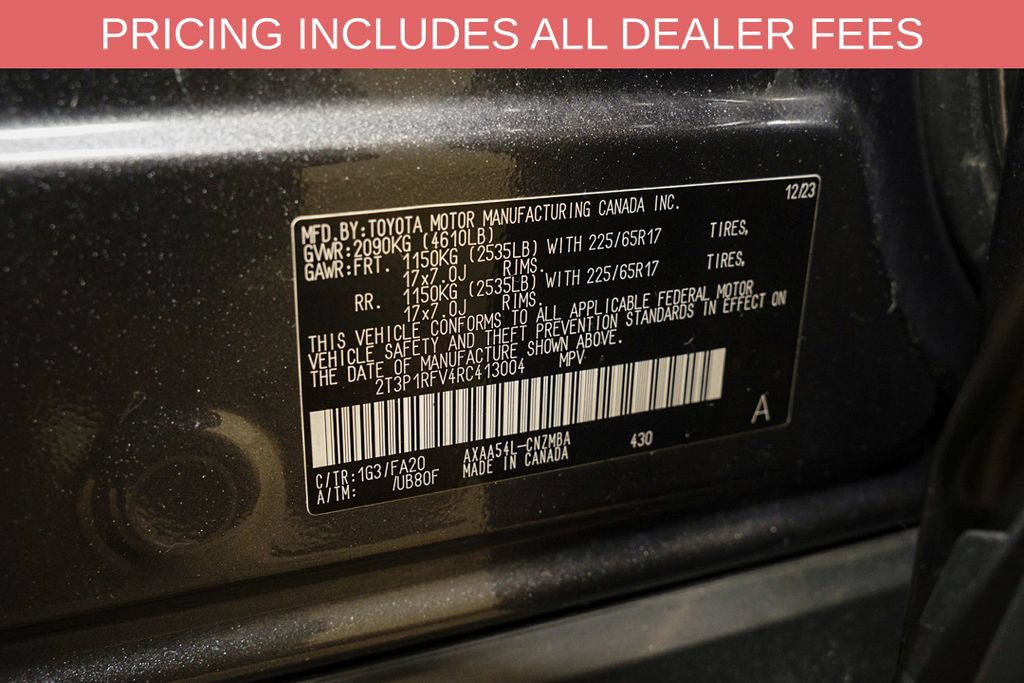 Used 2024 Toyota RAV4 XLE w/ Weather Package AWD/4WD image 20