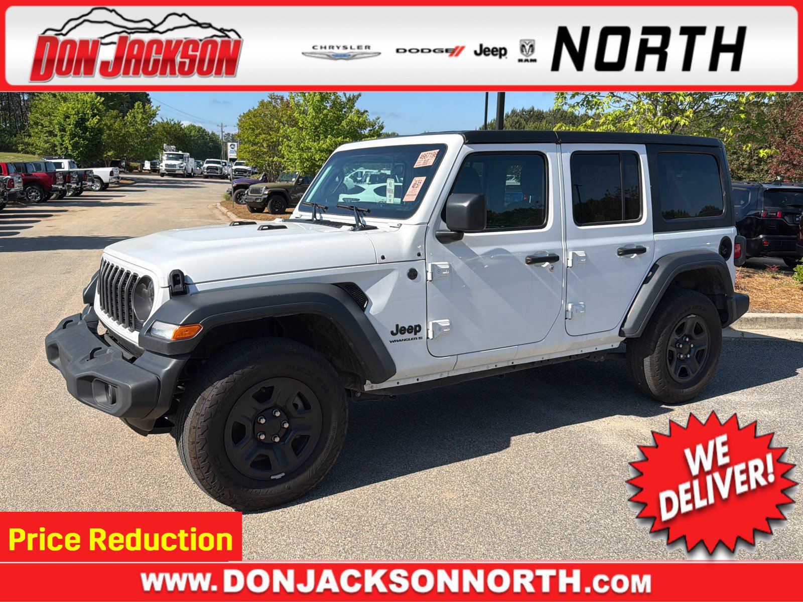 Used 2024 Jeep Wrangler Unlimited Sport AWD/4WD image 1