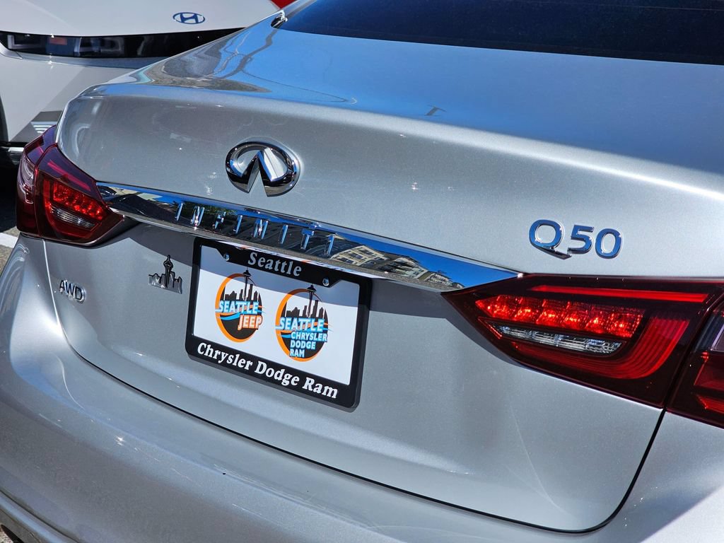 Used 2019 INFINITI Q50 Luxe w/ All Weather Package (L93) AWD/4WD image 14