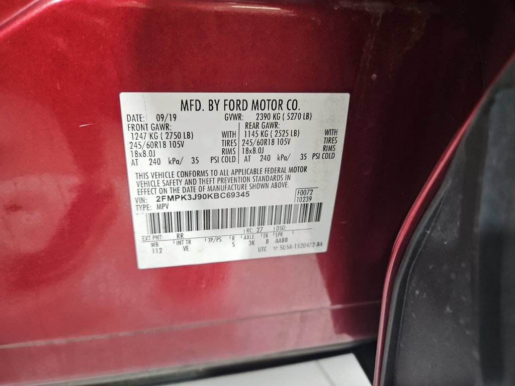 Used 2019 Ford Edge SEL w/ Equipment Group 201A FWD image 30