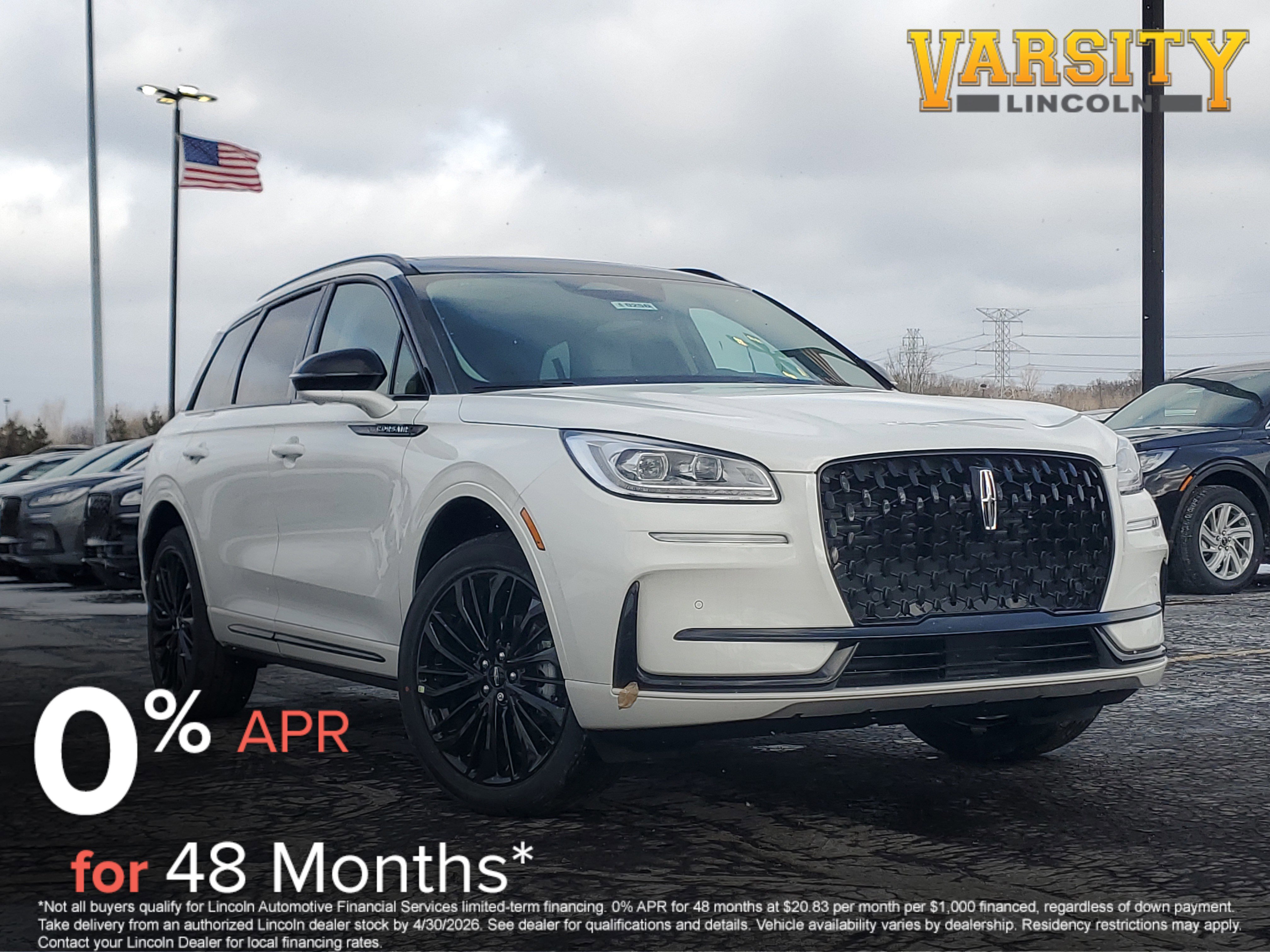 New 2026 Lincoln Corsair Reserve w/ Jet Appearance Package