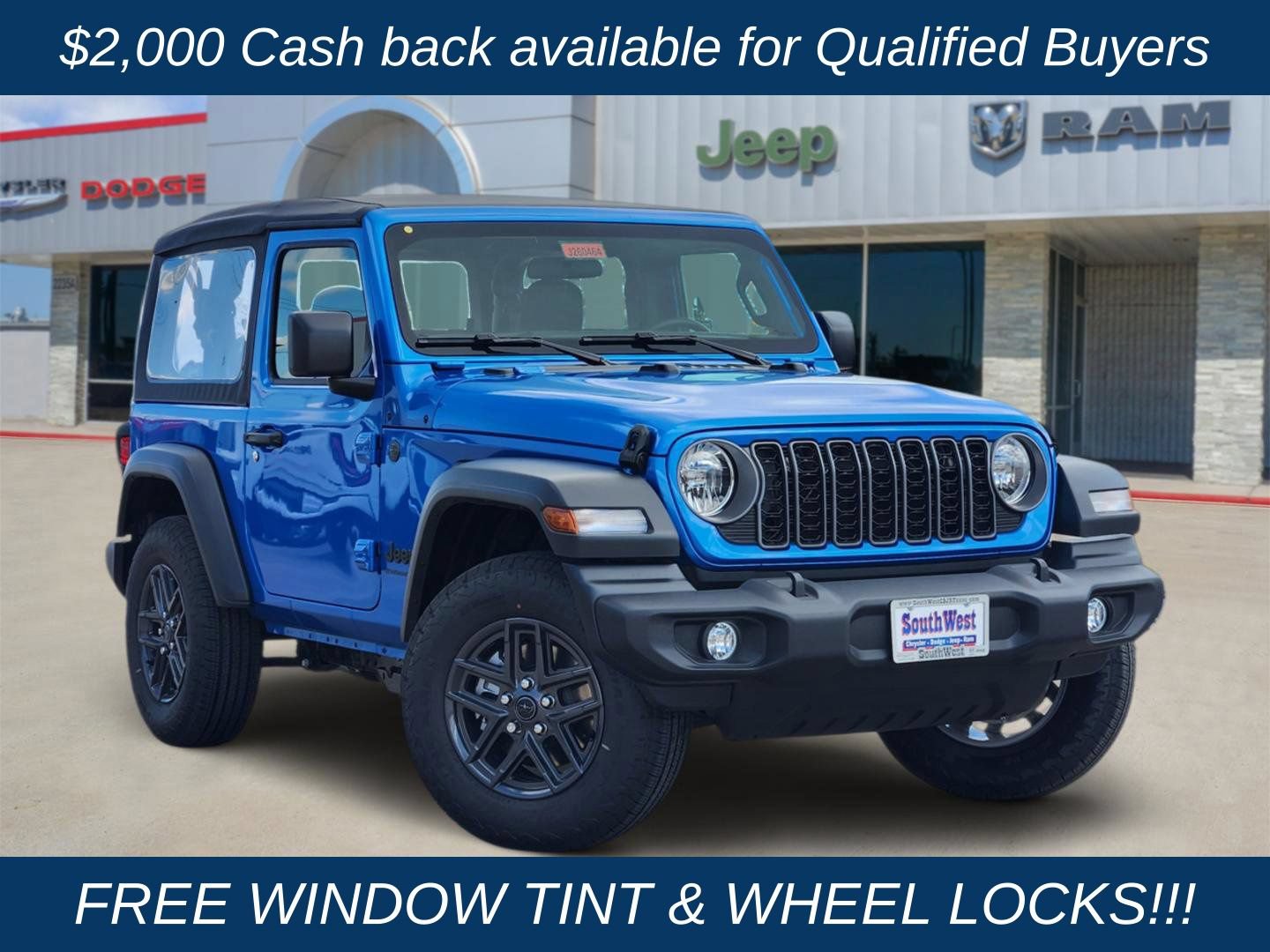 New 2026 Jeep Wrangler Sport AWD/4WD image 1
