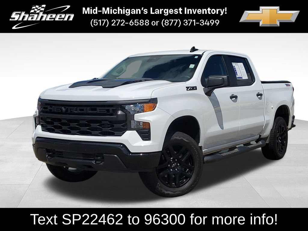 Used 2025 Chevrolet Silverado 1500 Custom Trail Boss w/ Turbomax Blackout Package