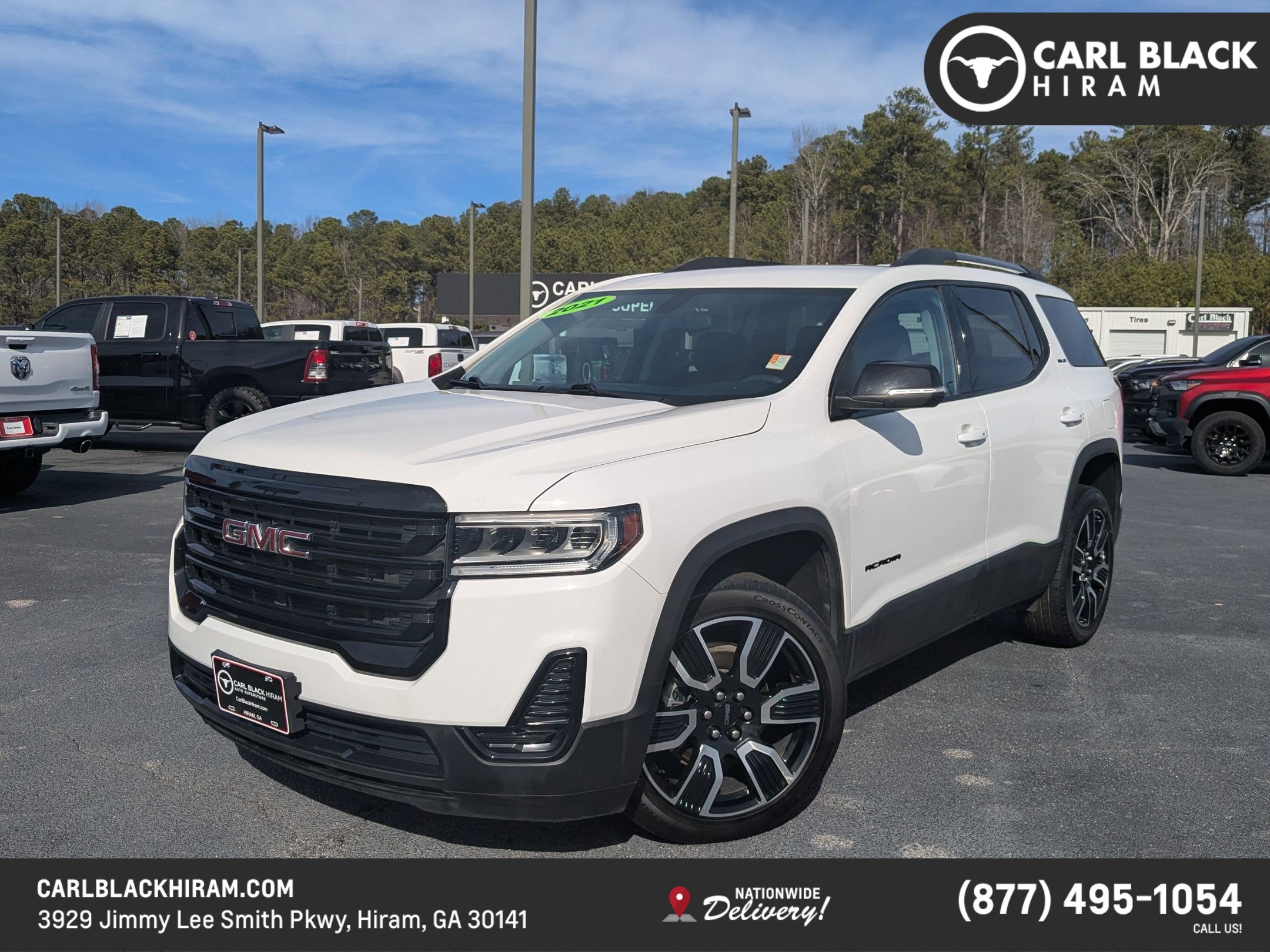 Used 2021 GMC Acadia SLE w/ Elevation Edition image 1