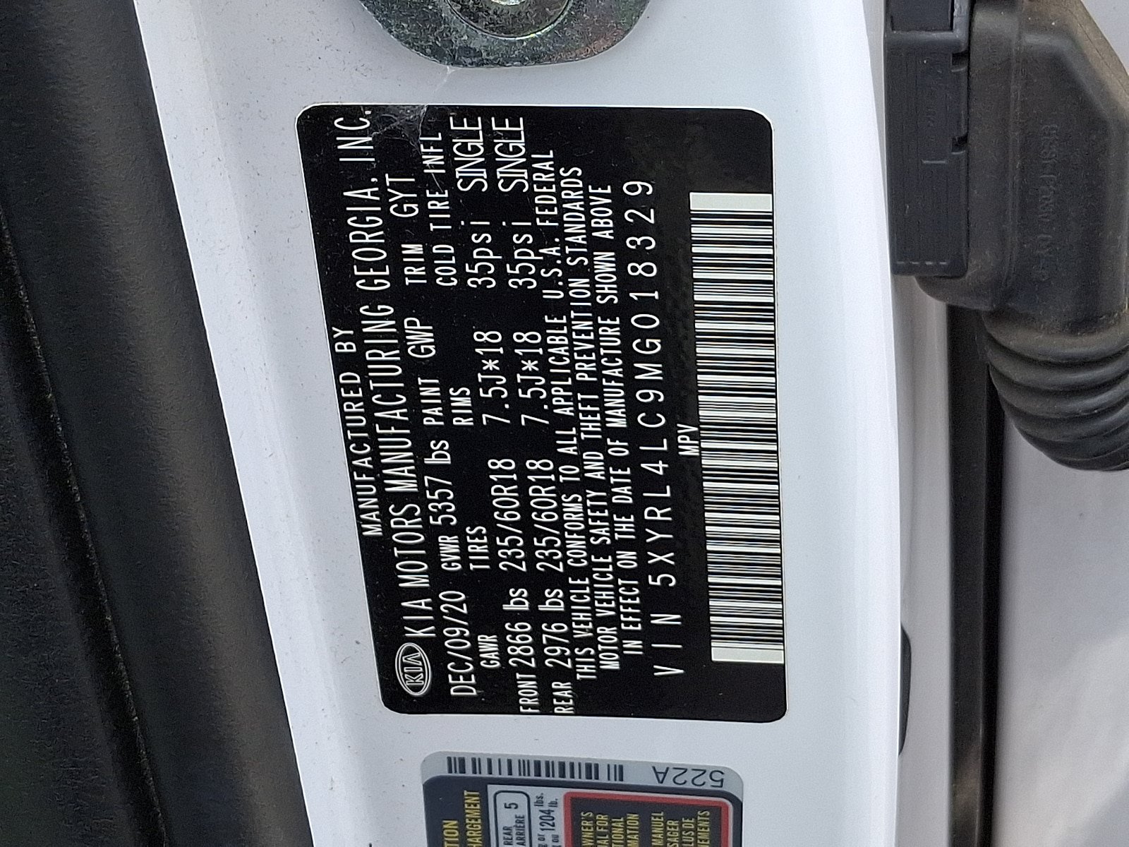 Used 2021 Kia Sorento S w/ Panoramic Sunroof Package FWD image 28