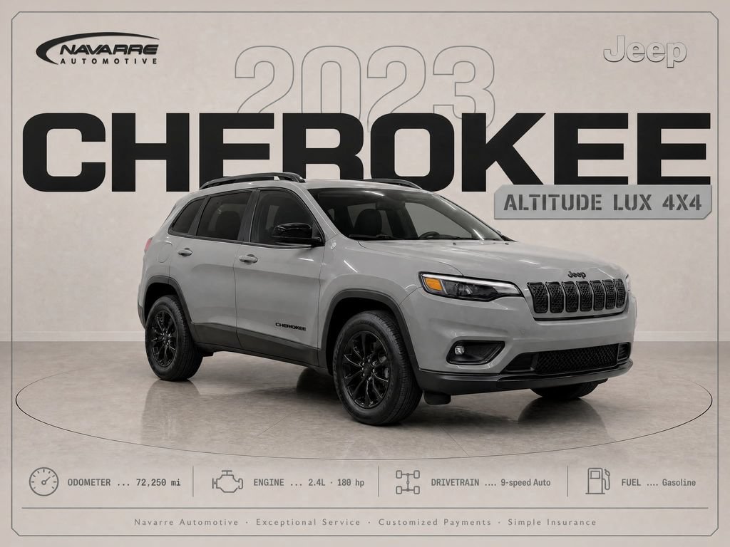 Used 2023 Jeep Cherokee Altitude Lux AWD/4WD image 1